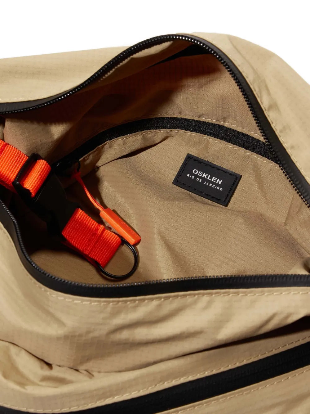 Osklen Split Drawstring Split Panel Shoulder Bag