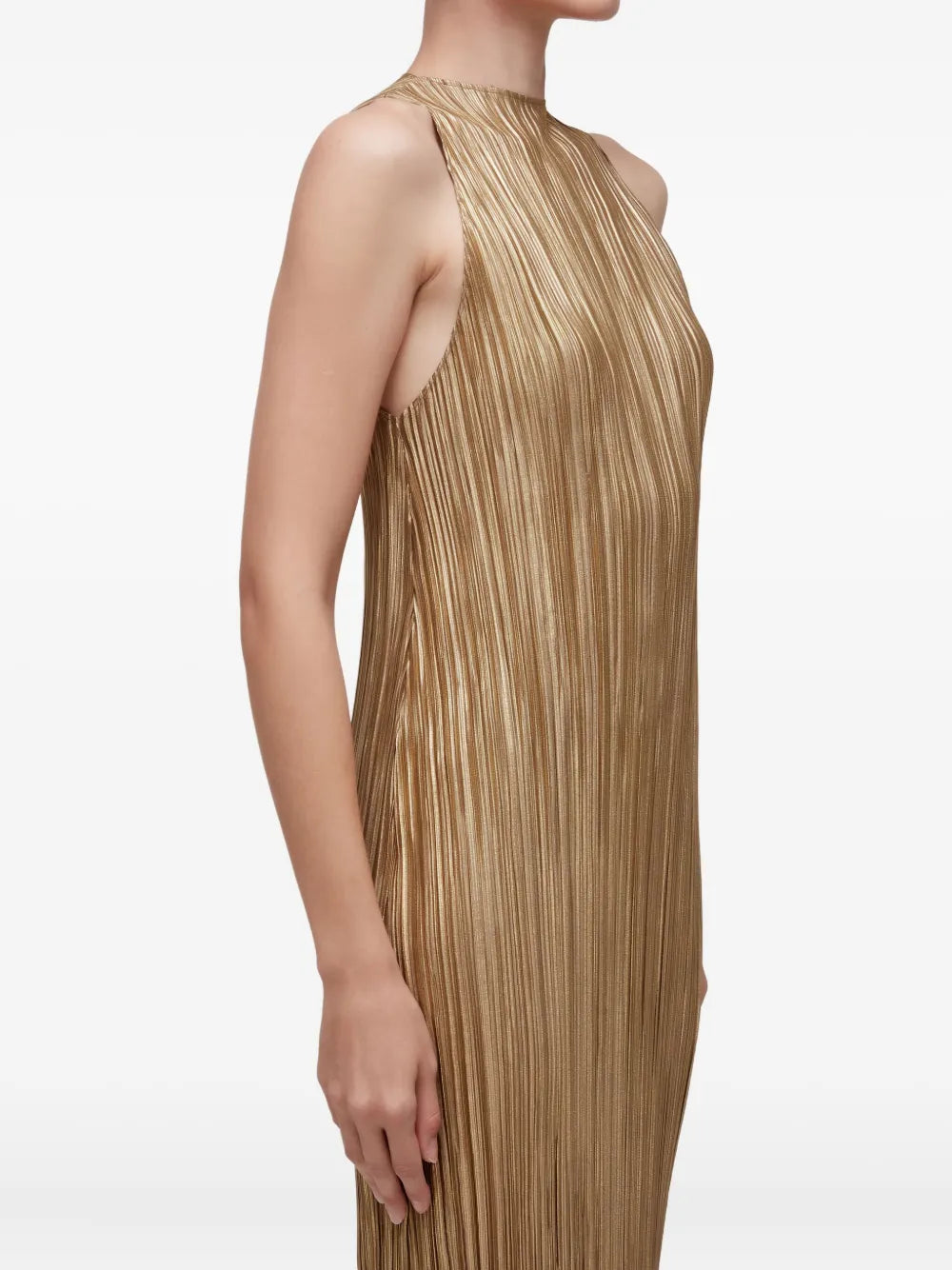 Osklen Plisse Maxi Dress