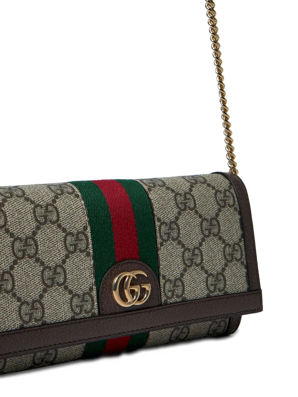 Gucci Gg Canvas Chain Wallet