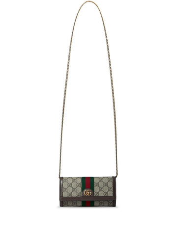Gucci Gg Canvas Chain Wallet