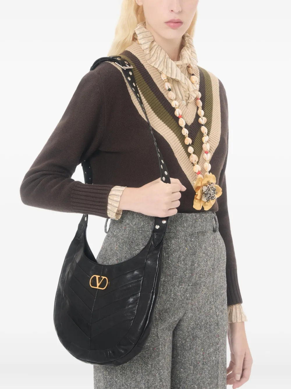 Valentino Garavani Small Hoboho Shoulder Bag