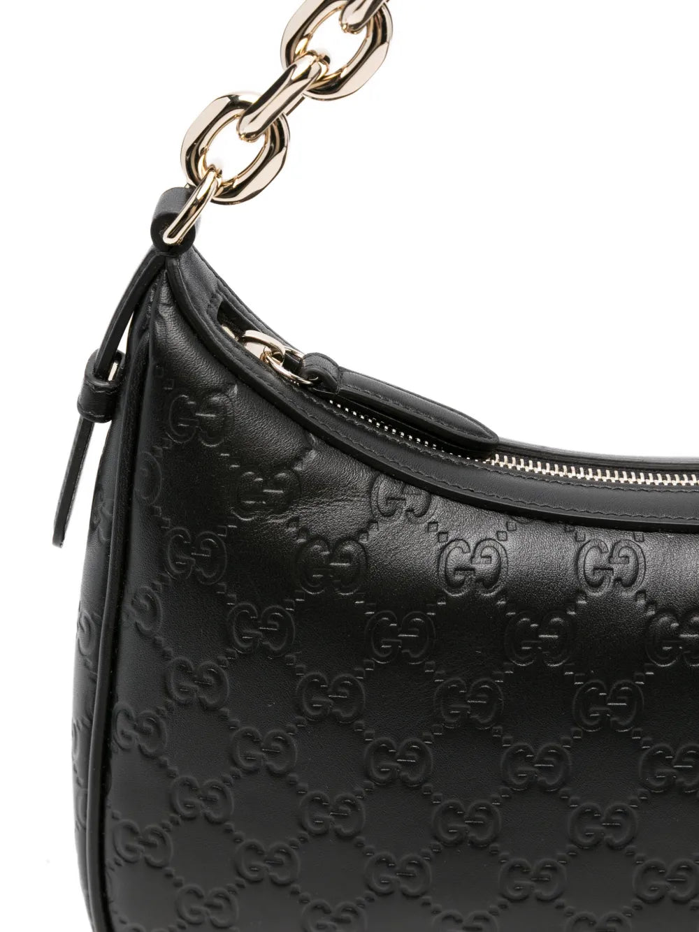 Gucci Gg Pattern Chain Strap Bag