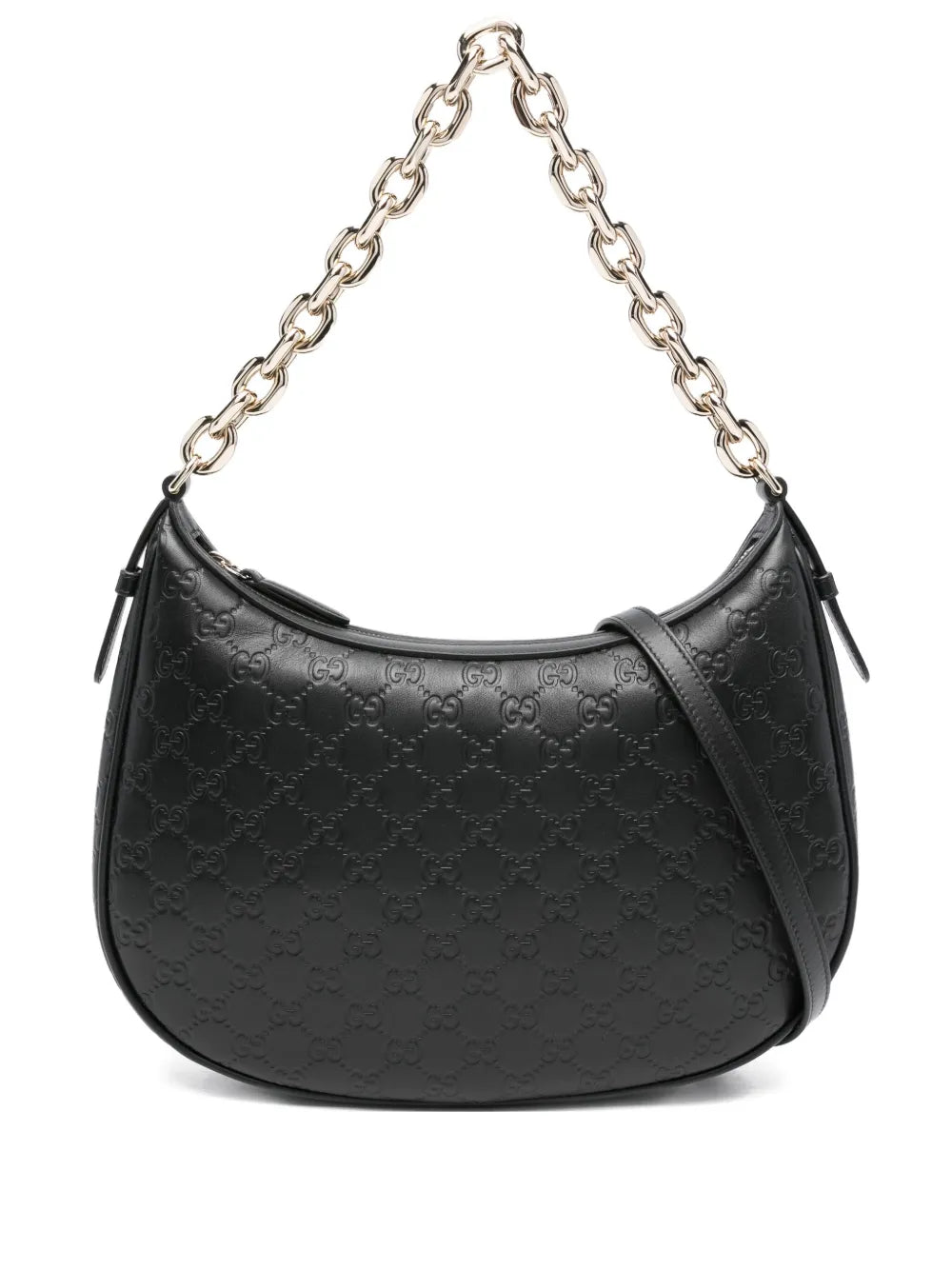 Gucci Gg Pattern Chain Strap Bag
