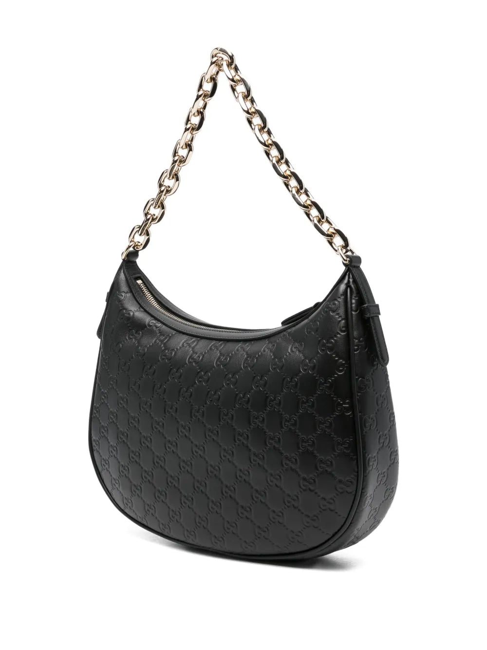 Gucci Gg Pattern Chain Strap Bag