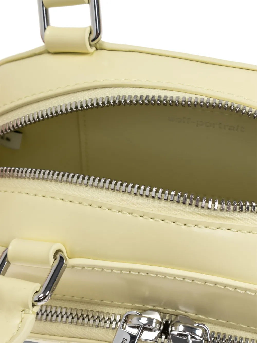 Self Portrait Leather Charm Detail Shoulder Bag