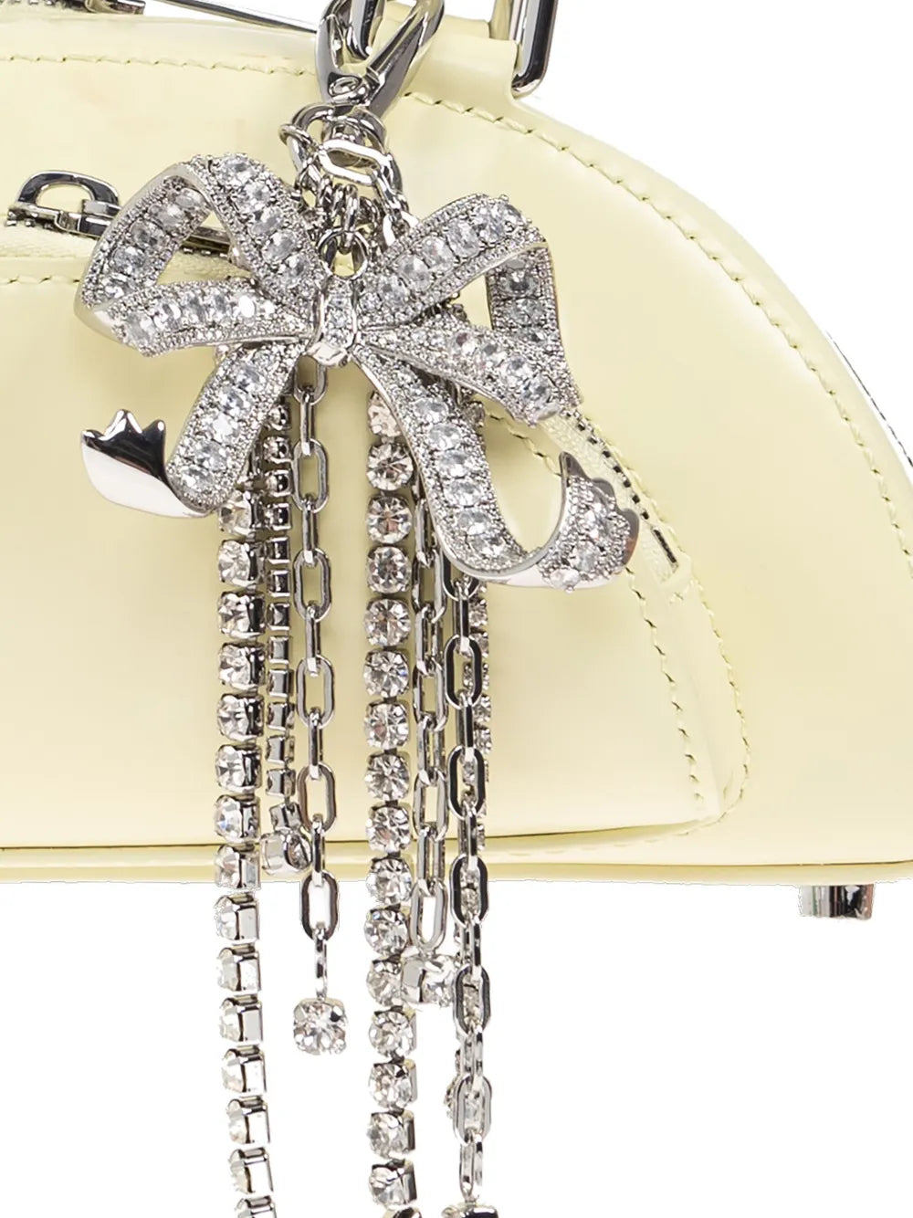 Self Portrait Leather Charm Detail Shoulder Bag