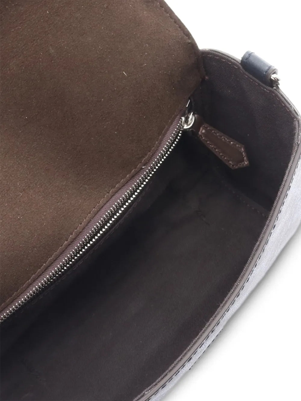 Fendi Pre Owned 2020S Ff Squared Compact Leather Shoulder Bag