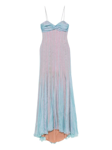 Maria Lucia Hohan Giustina Pleated Silk Dress