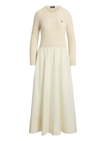Polo Ralph Lauren Cable Knit Flared Dress
