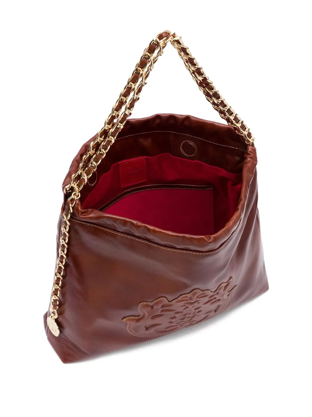 Isla Dayse Embossed Chain Shoulder Bag
