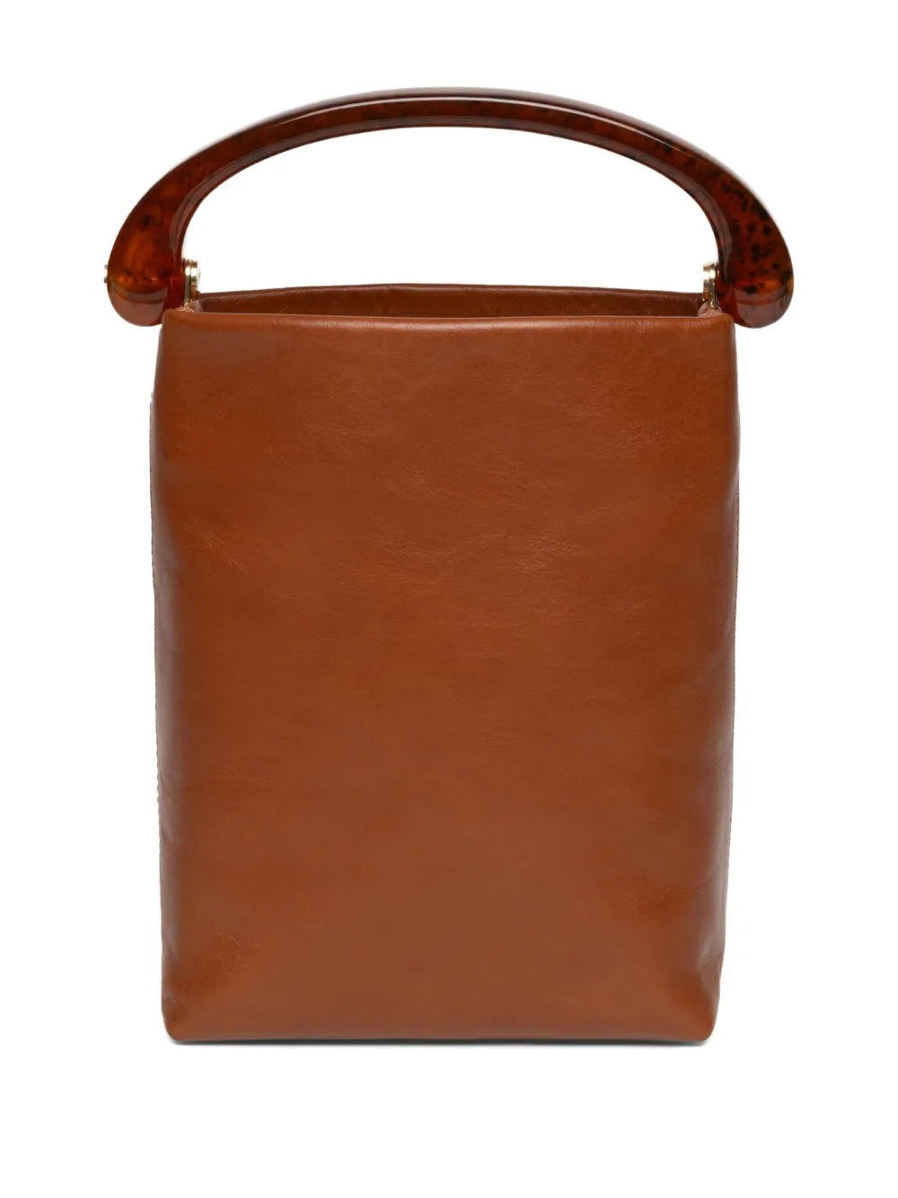 Dries Van Noten Leather Top Handle Mini Bag