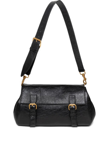 Dries Van Noten Buckle Fastening Leather Shoulder Bag
