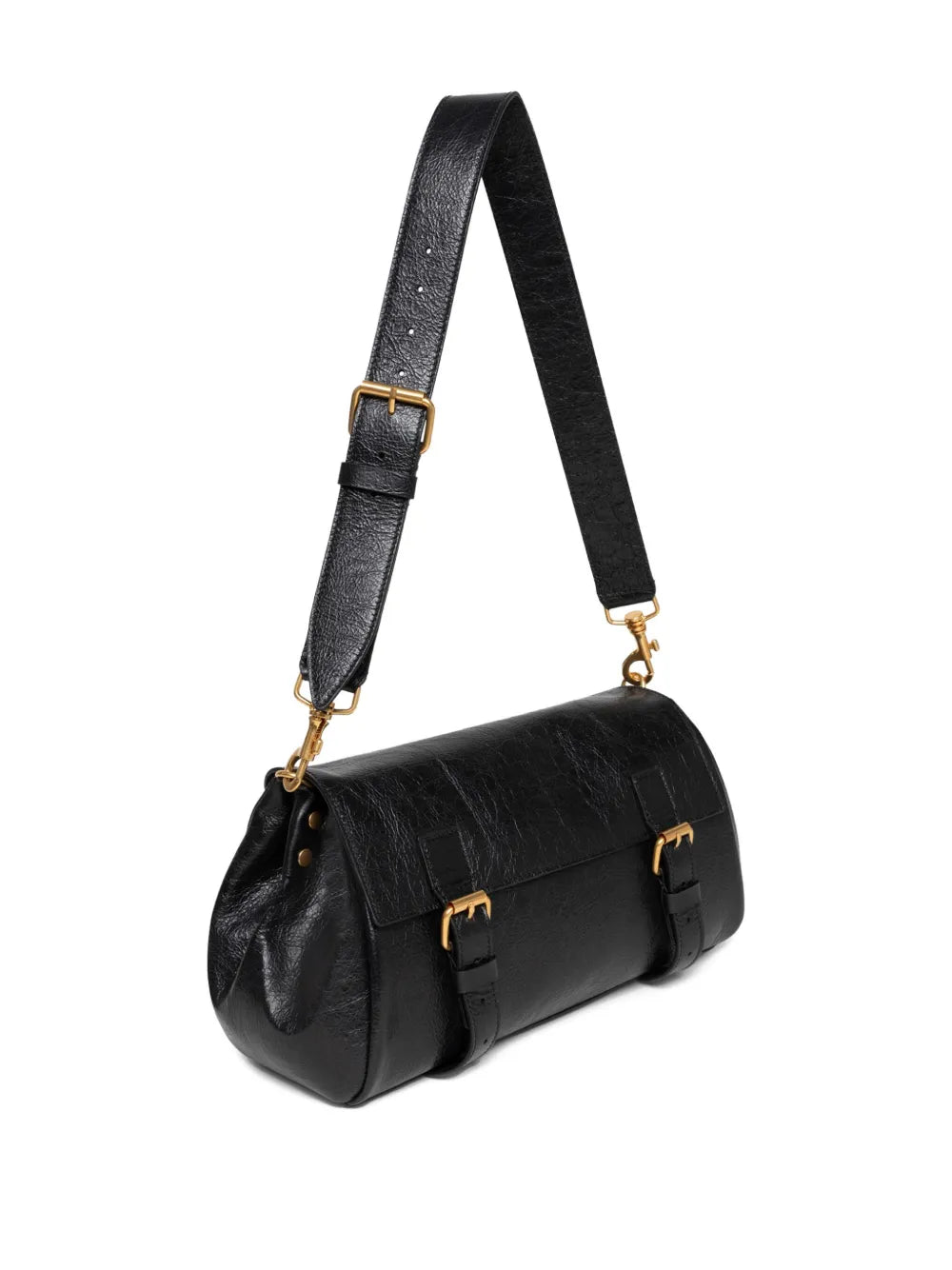 Dries Van Noten Buckle Fastening Leather Shoulder Bag