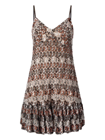 Missoni Camouflage Pattern Mini Dress