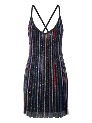 Missoni Sequin Striped Mini Dress