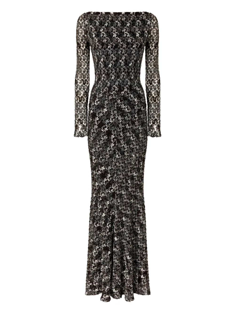 Missoni Floral Lace Long Sleeve Maxi Dress