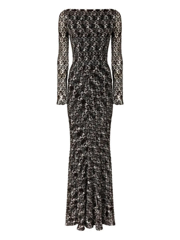 Missoni Floral Lace Long Sleeve Maxi Dress