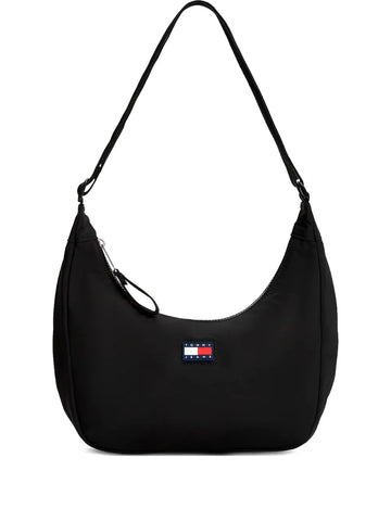 Tommy Hilfiger Logo Patch Half Moon Bag