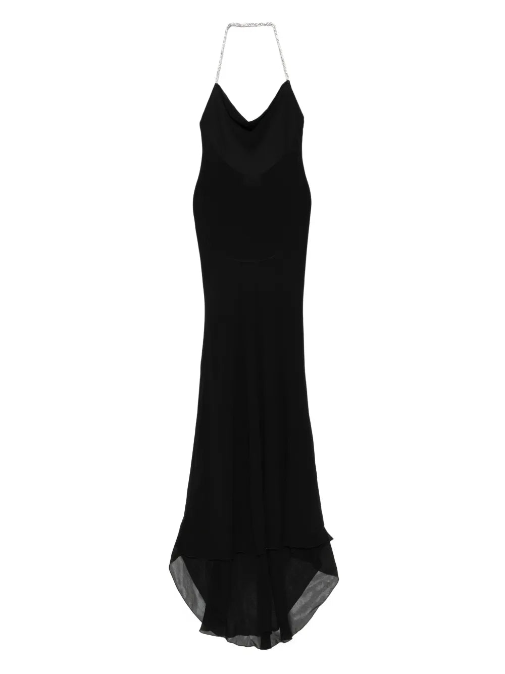 Atu Body Couture Crystal Halter Maxi Dress