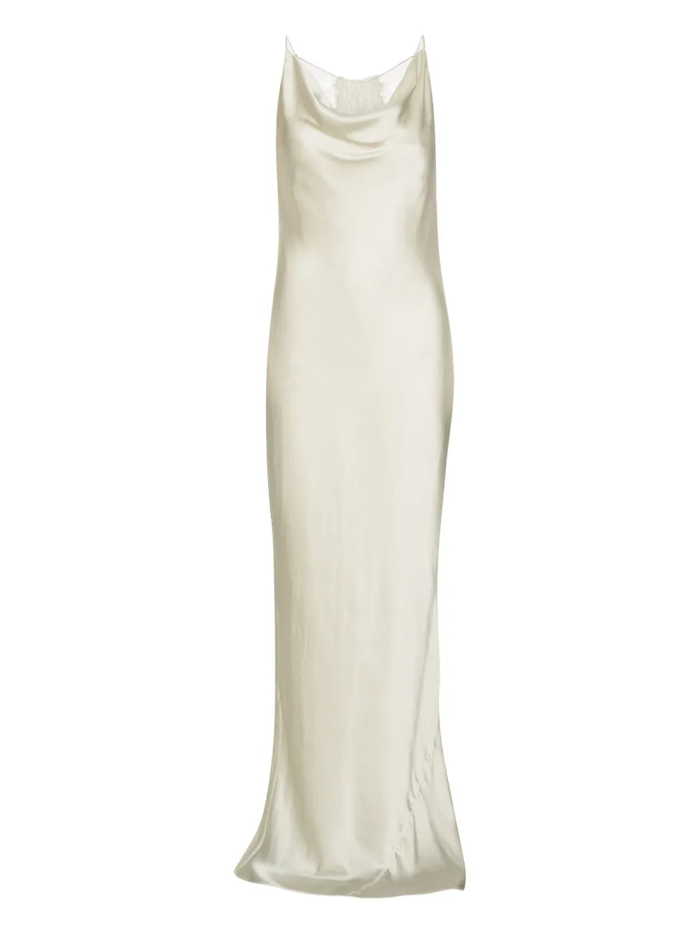 Rotate Birger Christensen Cowl Neck Lace Back Gown