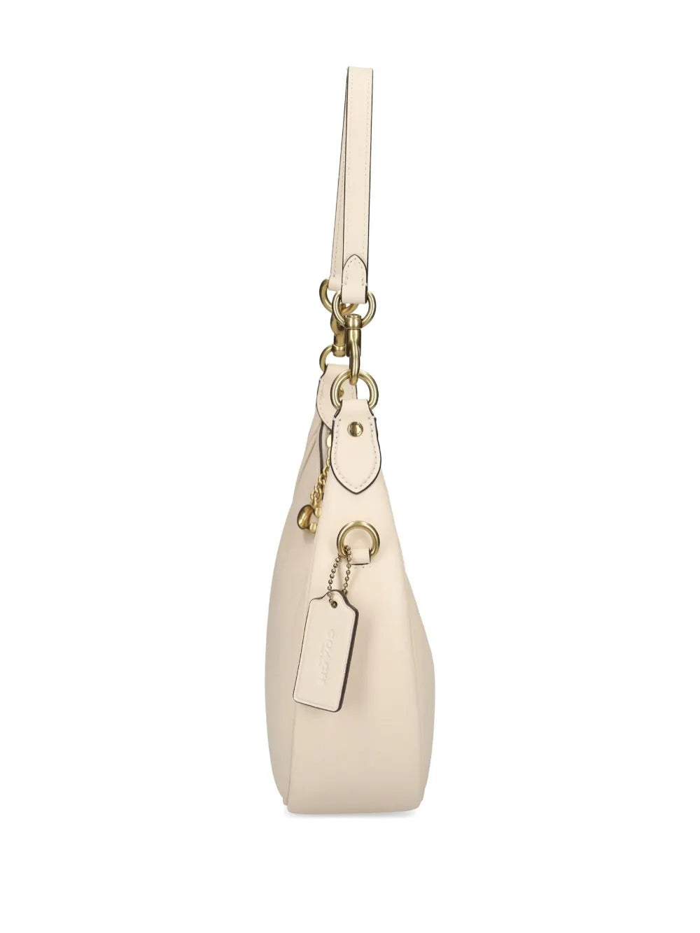 Coach Small Jonie 22 Half Moon Leather Shoulder Bag
