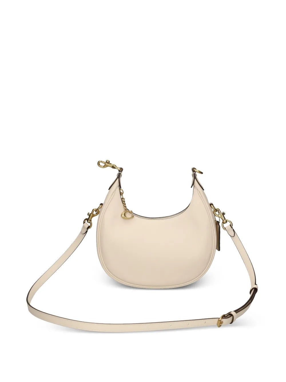 Coach Small Jonie 22 Half Moon Leather Shoulder Bag