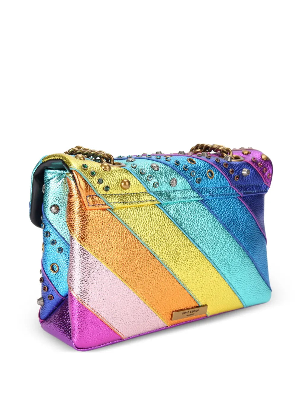 Kurt Geiger London Large Kensington Studded Shoulder Bag