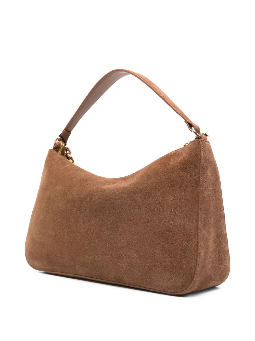 Twinset Liliane Chain Embellished Suede Shoulder Bag