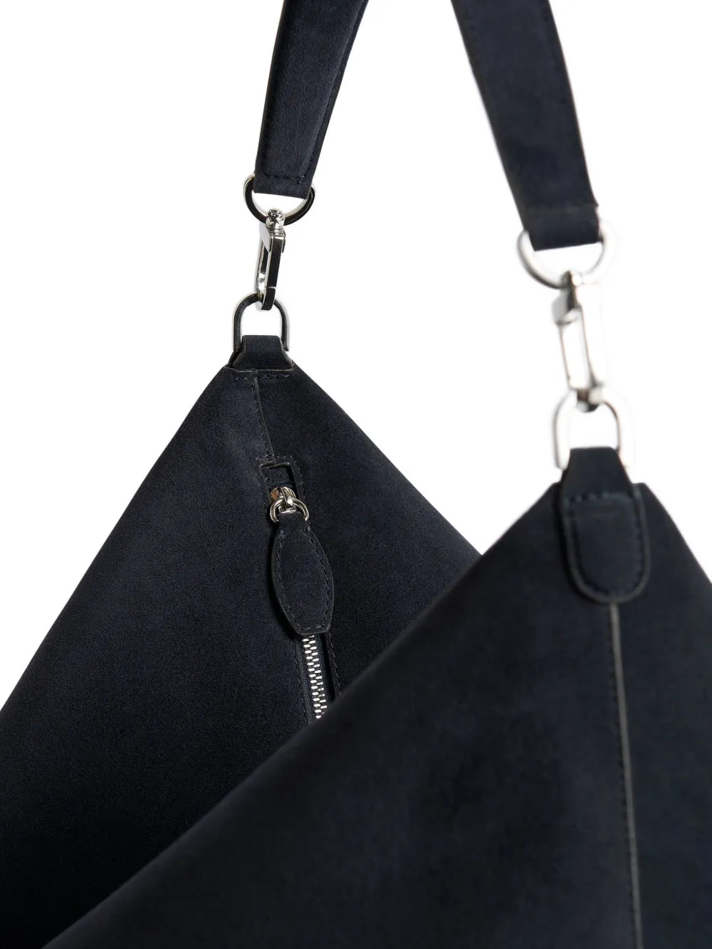 Toteme Bevel Suede Shoulder Bag