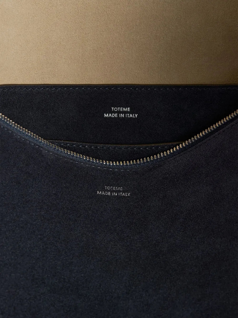Toteme Bevel Suede Shoulder Bag