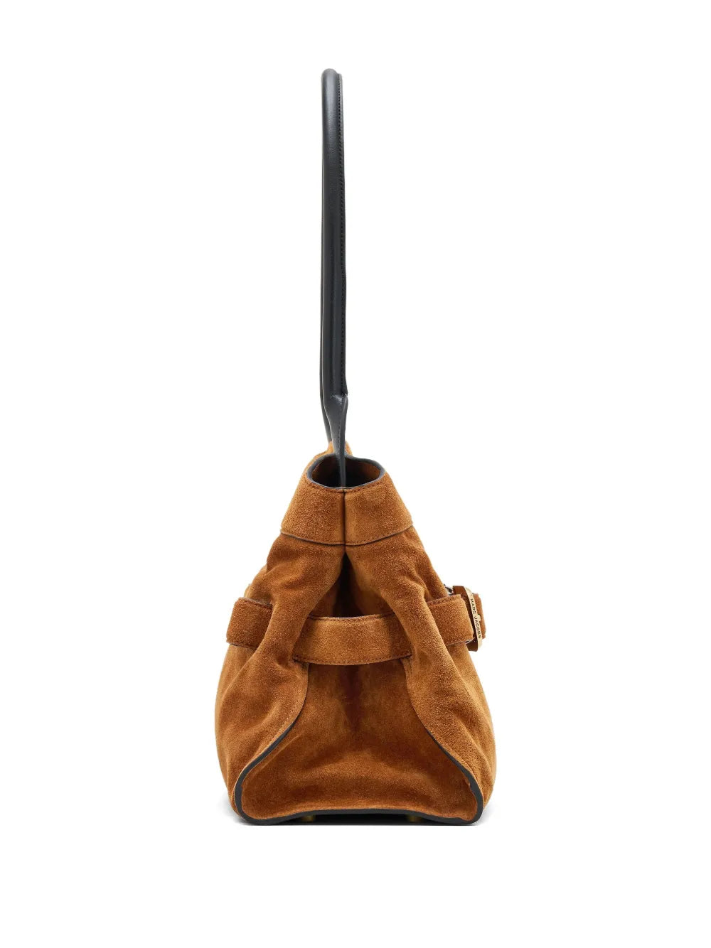 Marc Jacobs Large Dakota Belt Buckle Suede Shoulder Bag