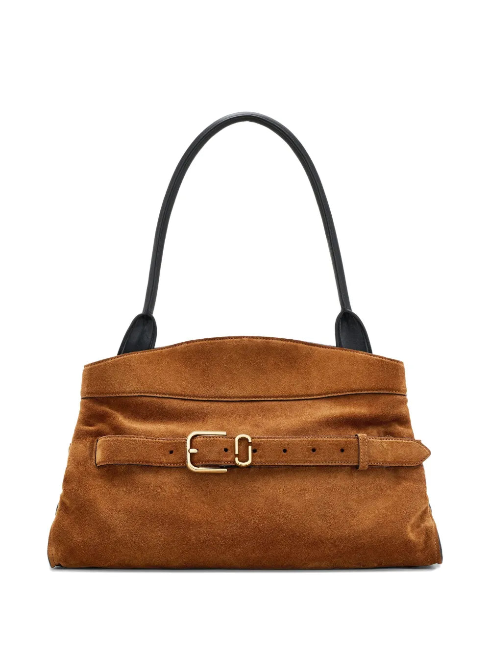 Marc Jacobs Large Dakota Belt Buckle Suede Shoulder Bag