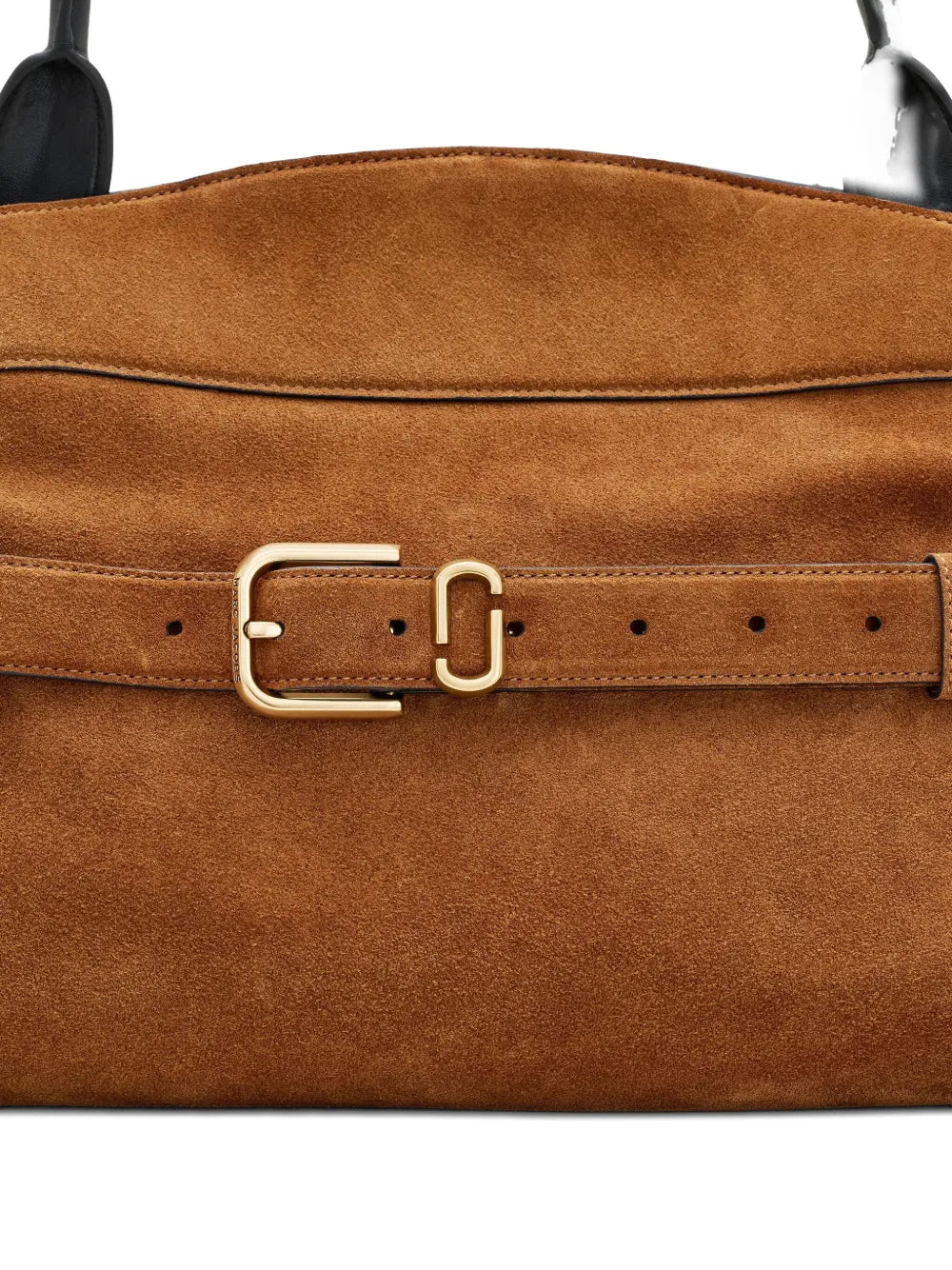 Marc Jacobs Large Dakota Belt Buckle Suede Shoulder Bag