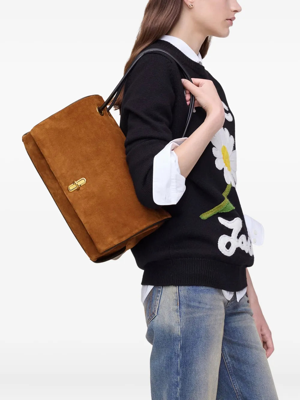 Marc Jacobs Medium Suede Shoulder Bag