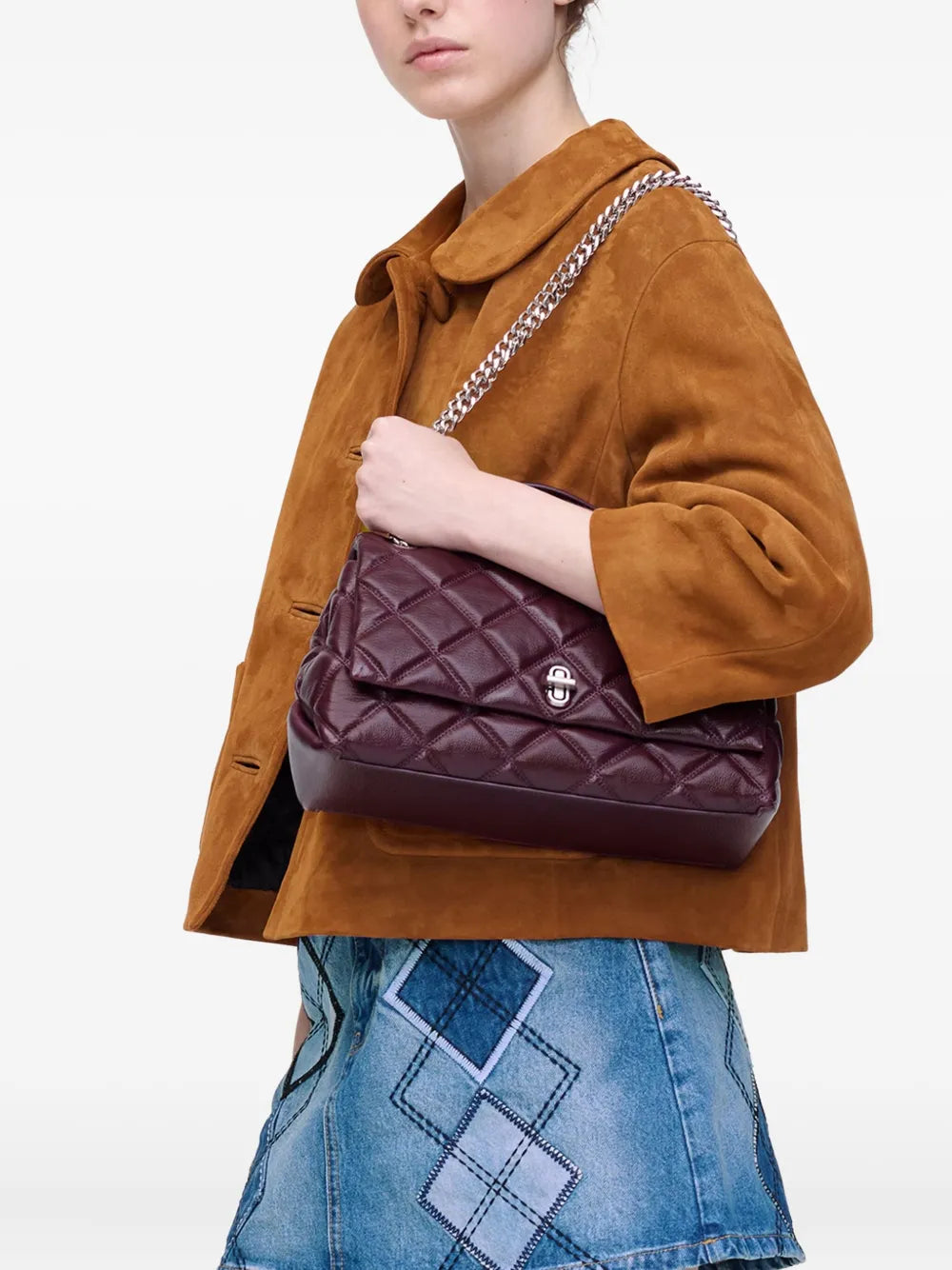 Marc Jacobs Medium The Quilted Dual Convertible Shoulder Bag