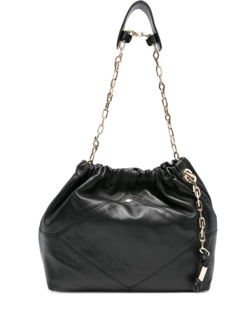 Bash June Chain Strap Leather Shoulder Bag