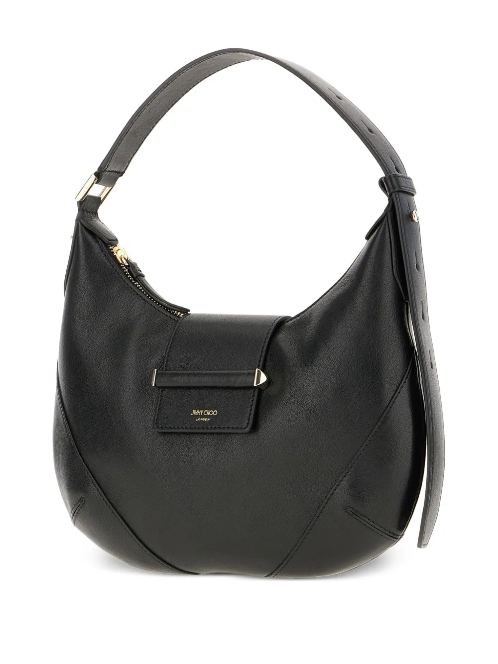 Jimmy Choo Crescent Leather Shoulder Bag