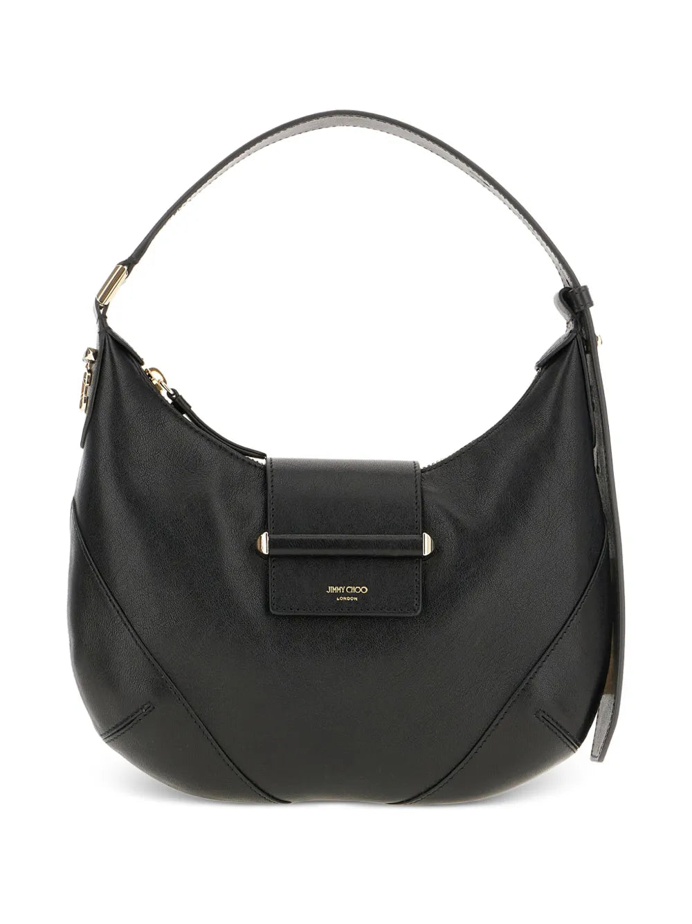 Jimmy Choo Crescent Leather Shoulder Bag