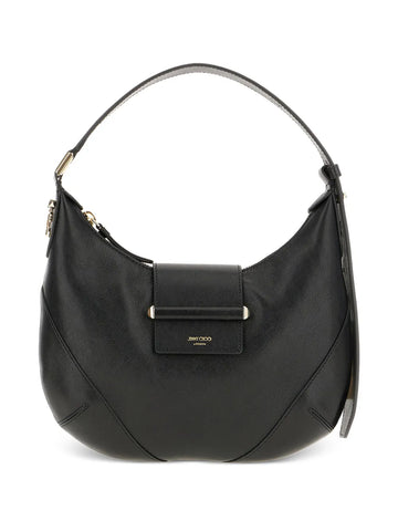 Jimmy Choo Crescent Leather Shoulder Bag