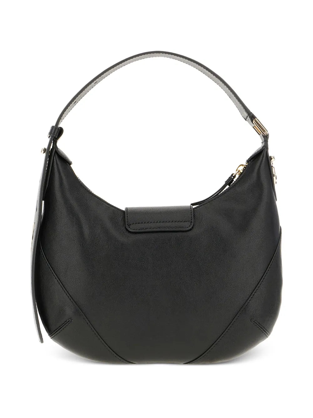 Jimmy Choo Crescent Leather Shoulder Bag