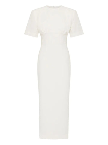 Rachel Gilbert Dover Short Sleeves Midi Dress