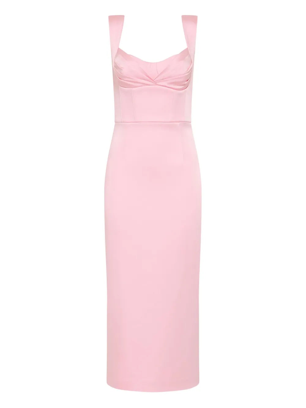 Rebecca Vallance Aymee Sweetheart Neckline Midi Dress
