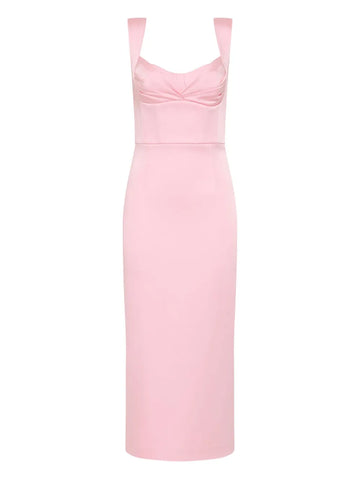 Rebecca Vallance Aymee Sweetheart Neckline Midi Dress