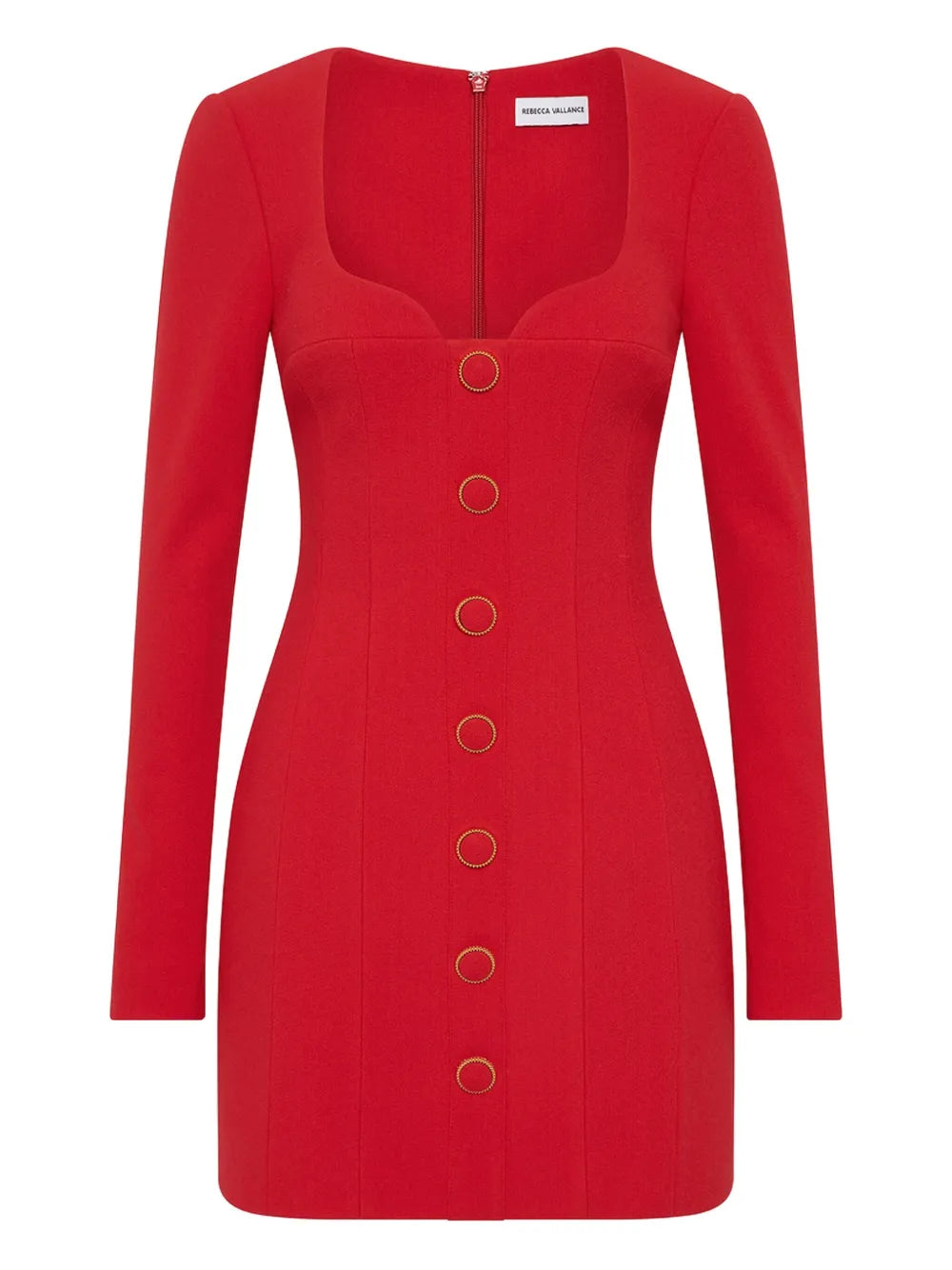 Rebecca Vallance Cameron Button Front Mini Dress