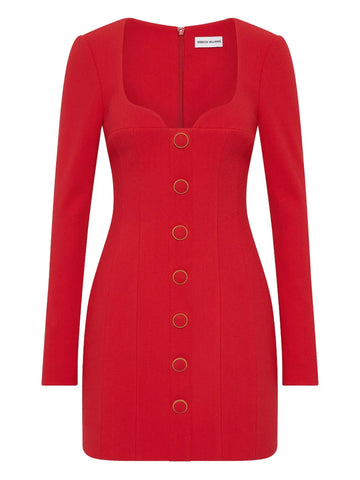 Rebecca Vallance Cameron Button Front Mini Dress