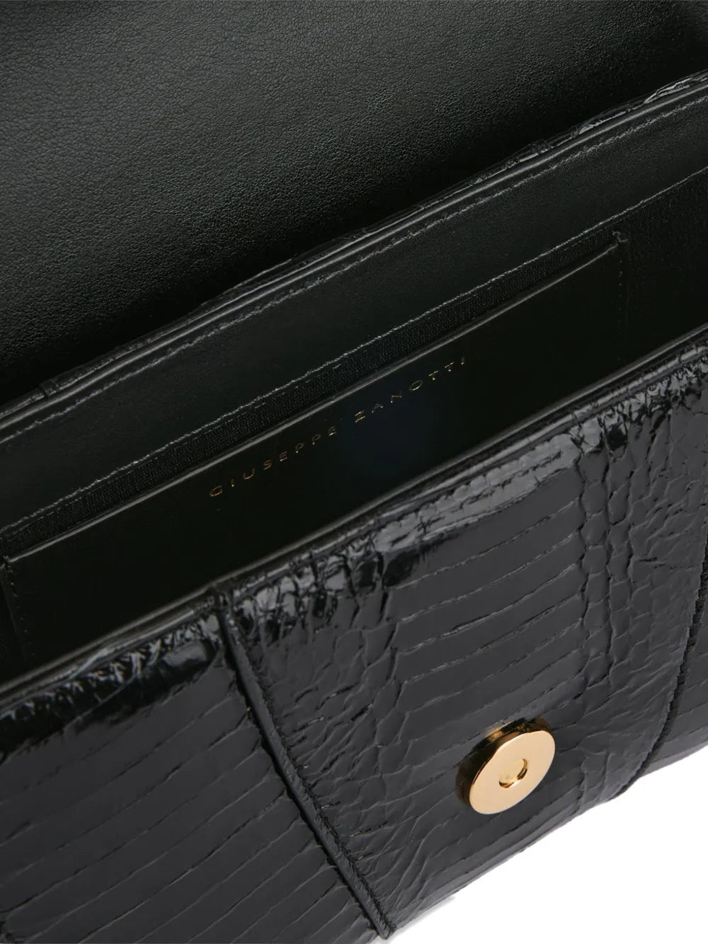 Giuseppe Zanotti Gz Day And Night Snakeskin Curved Shoulder Bag