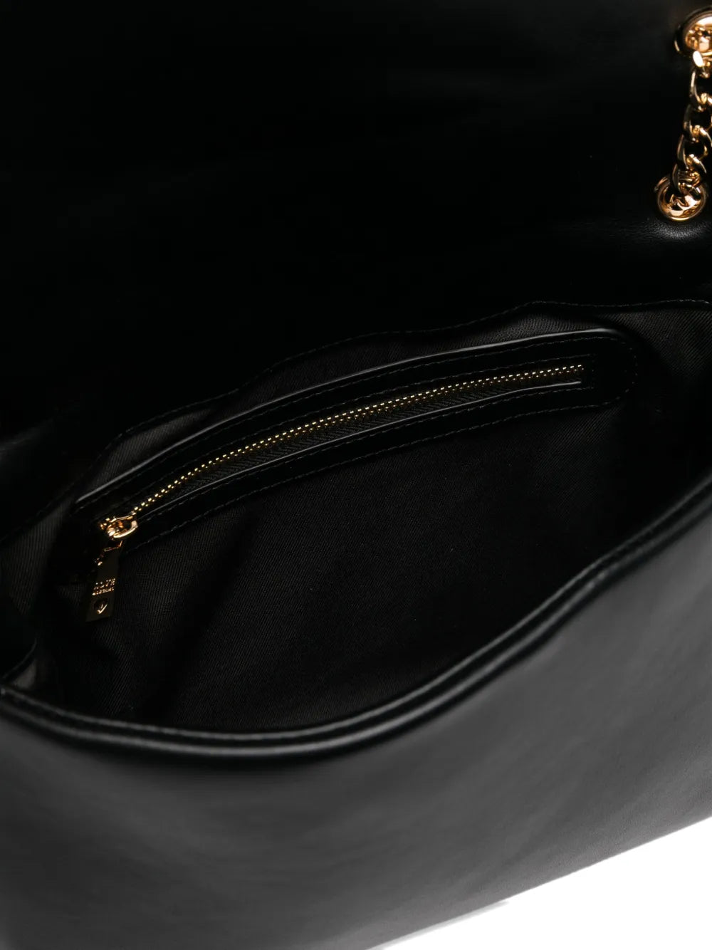 Love Moschino Quilted Logo Plaque Shoulder Bag