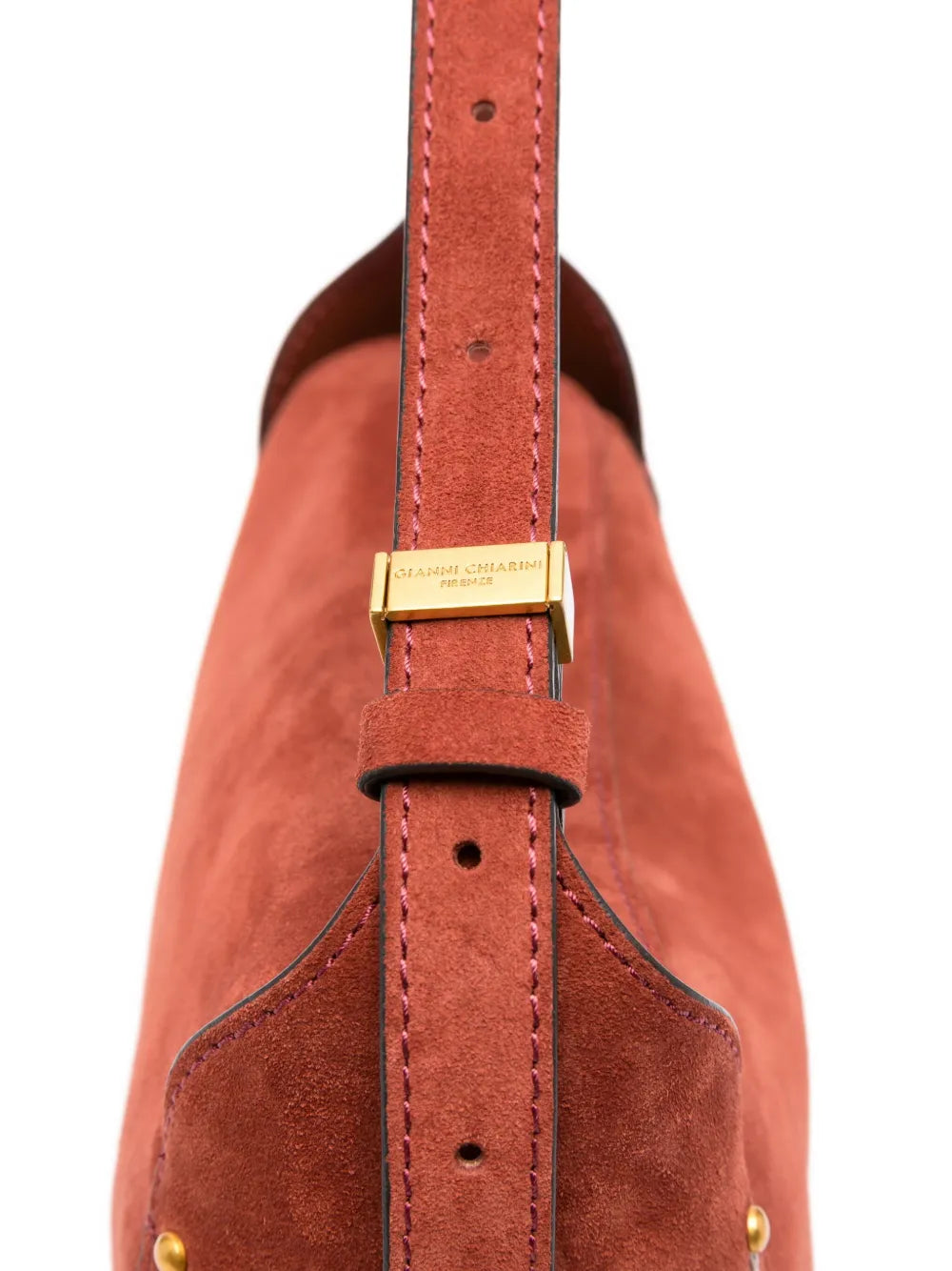 Gianni Chiarini Penelope Calf Suede Shoulder Bag