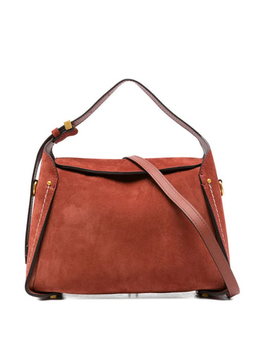 Gianni Chiarini Penelope Calf Suede Shoulder Bag