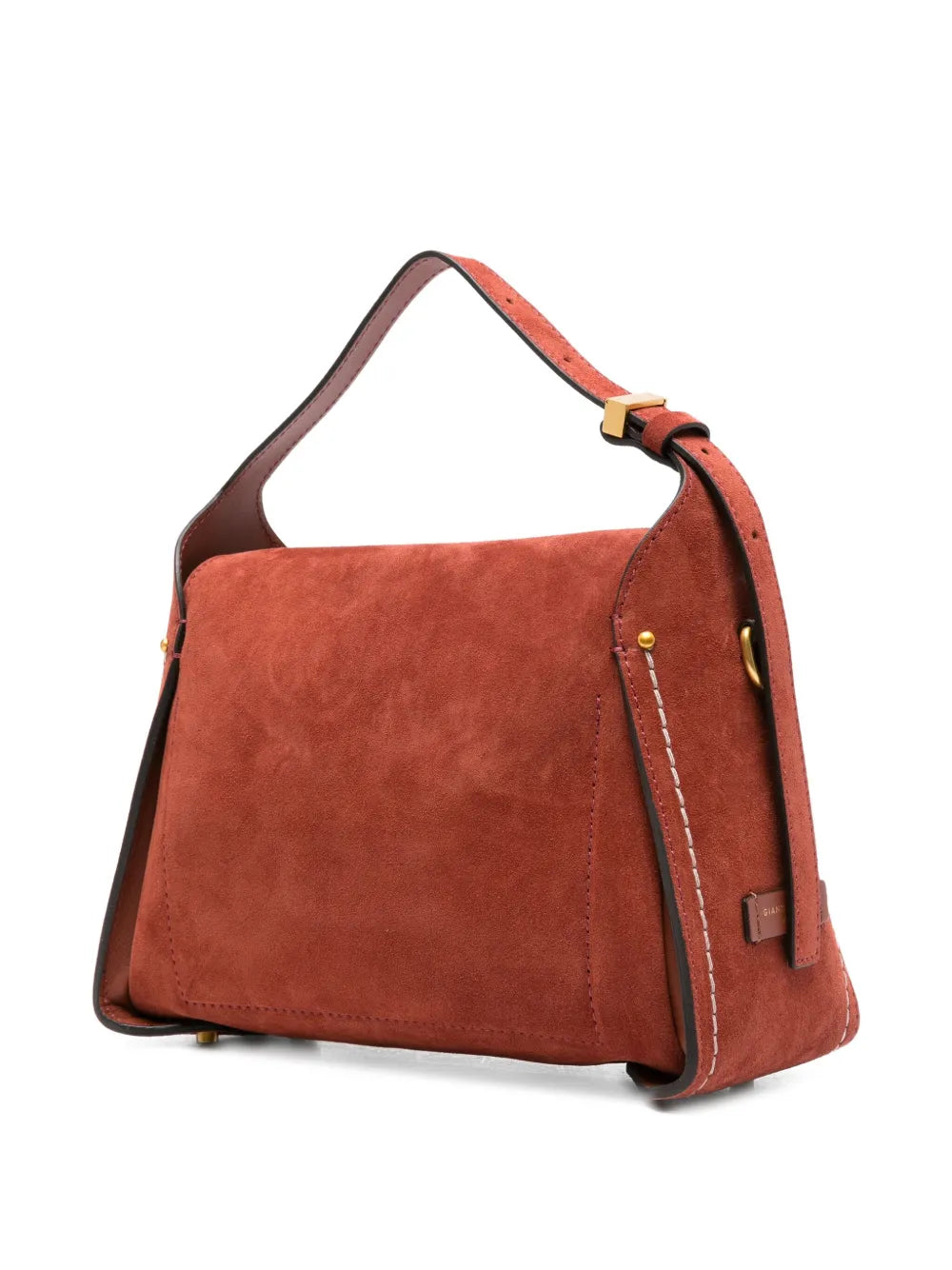 Gianni Chiarini Penelope Calf Suede Shoulder Bag